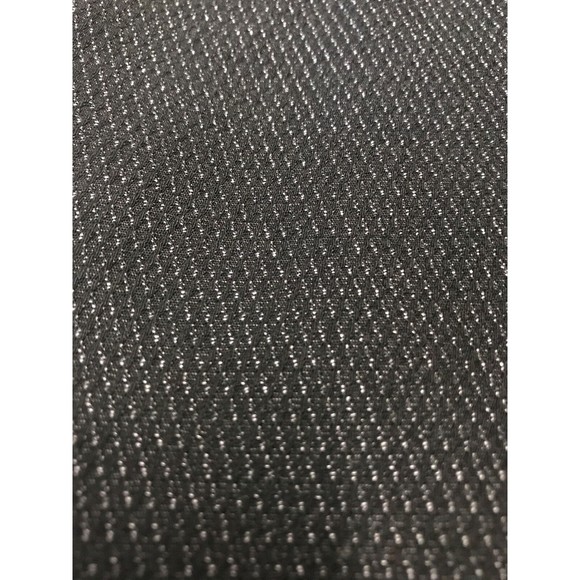 Guzella Women's Skirt Black Textured With Faux Leather Skirt Size 8 - Picture 2 of 6